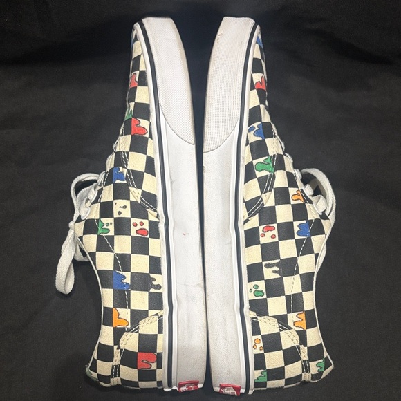 Vans Checkered Sneakers with Multicolor Accents Women’s size 7.5 - Picture 8 of 8